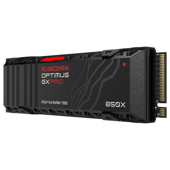 SanDisk Optimus GX PRO 850X 4 TB M.2 2280 NVMe SSD with heatsink