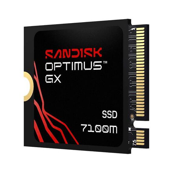 SanDisk Optimus GX 7100M 2 TB M.2 2230 NVMe SSD without heatsink