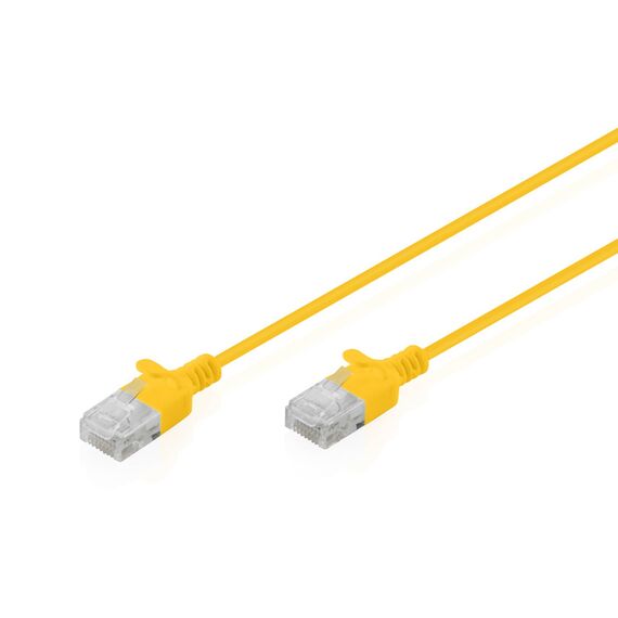 Digitus CAT6 Slim Patch Cable 0.5 m Yellow