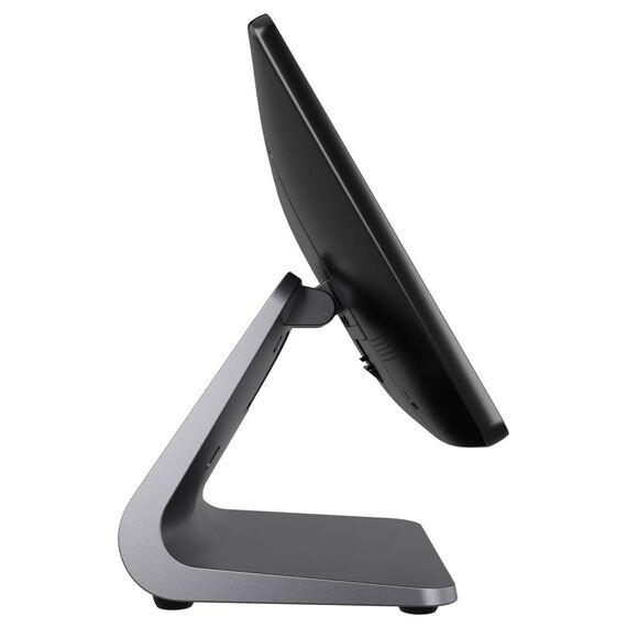 Elo E-Series 3 E849711 15.6-inch FHD Touch POS Computer, Intel N97, 8 GB DDR5, 128 GB NVMe, Windows 11 IoT, Gigabit Ethernet, Stand, Black
