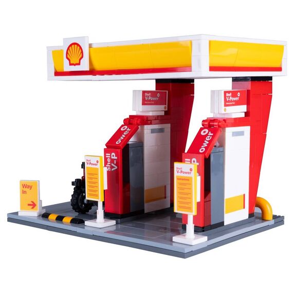 JAMARA CaDA Shell Tankstelle 1:30 Petrol Station Building Set