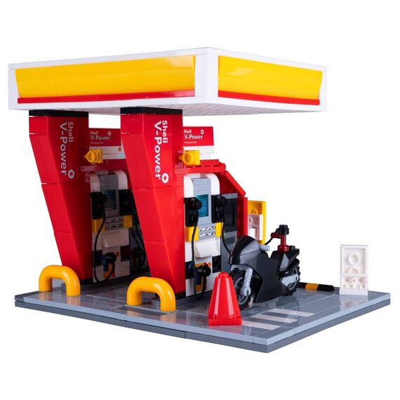 JAMARA CaDA Shell Tankstelle 1:30 Petrol Station Building Set