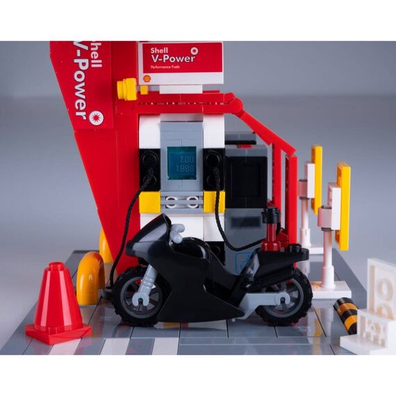JAMARA CaDA Shell Tankstelle 1:30 Petrol Station Building Set