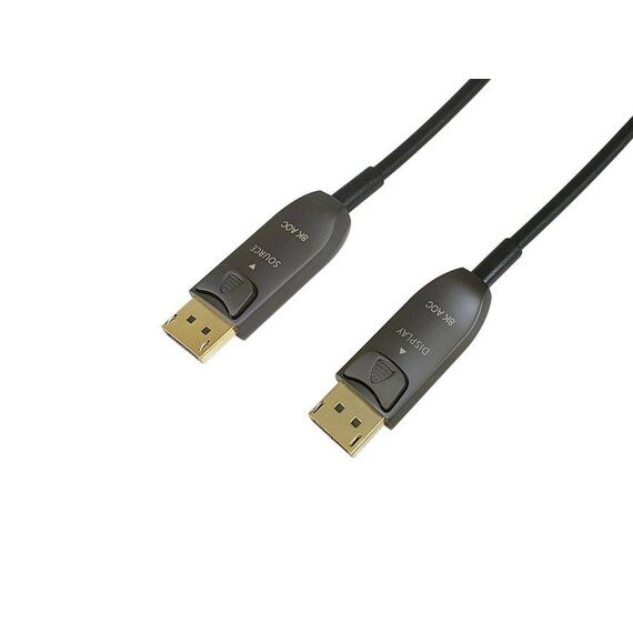 Equip 119442 DisplayPort 1.4 Active Optical Cable, 20 m, 8K60, Black