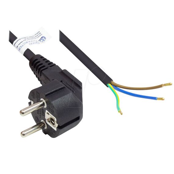 Good Connections P0185-S030 10 A, 3 × 1.0 mm², Black power connection
