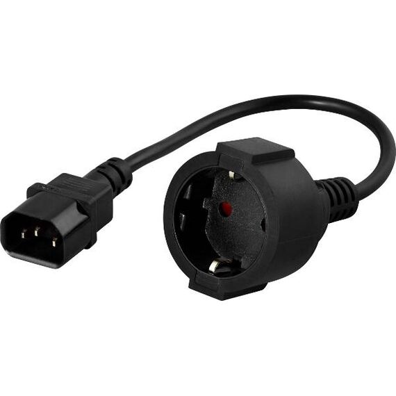 PowerWalker 91015003 10 A, Black power connection
