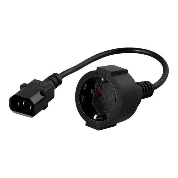 PowerWalker 91015003 10 A, Black power connection