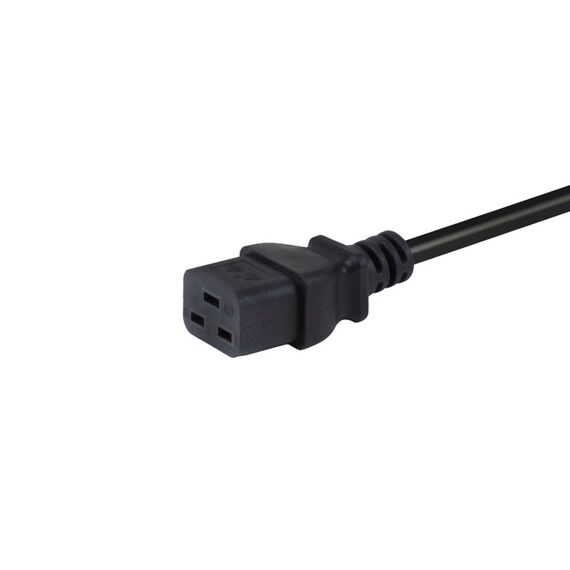 Equip 112130 black C20 to C19 power cable 1.8 m