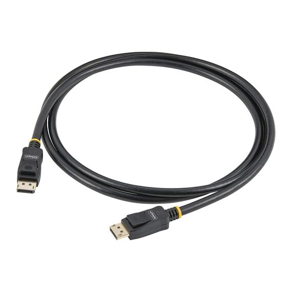 StarTech.com DISPL2M10PK DisplayPort 1.2 Cables, 2 m Each, 4K60, Black, Pack of 10