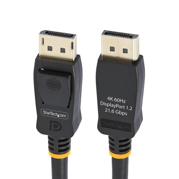 StarTech.com DISPL2M10PK DisplayPort 1.2 Cables, 2 m Each, 4K60, Black, Pack of 10