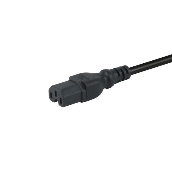 Equip 112170 black C14 to C15 power cable 1.8 m