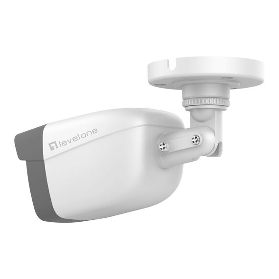 LevelOne FCS-5201 GEMINI 2MP Outdoor IP Camera, 4 mm Lens, H.265, PoE, 30 m IR, IP67