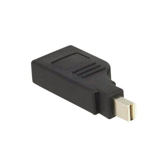 Delock 65626 Mini DisplayPort to DisplayPort adapter Black