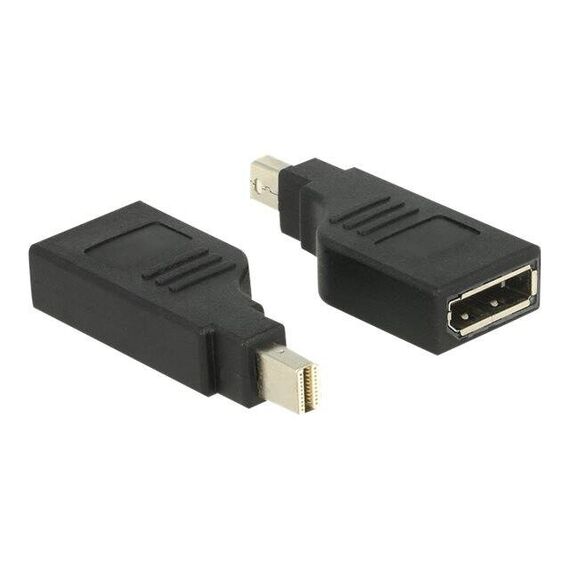 Delock 65626 Mini DisplayPort to DisplayPort adapter Black