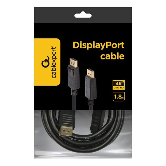 Cablexpert CC-DP2-6 DisplayPort cable 1.8 m Black