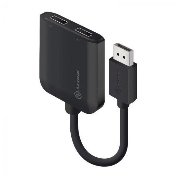 ALOGIC DP2DP-ADP DisplayPort 1.2 Dual DisplayPort Adapter, 2 × 4K30