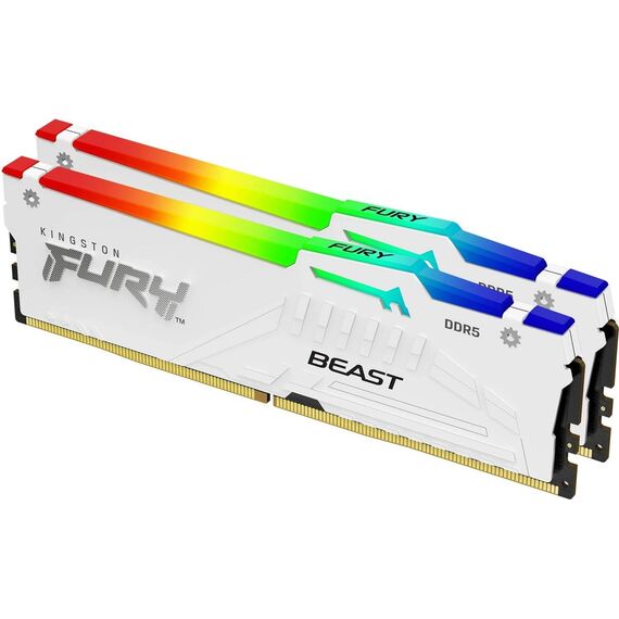 Kingston FURY Beast White RGB 32GB DDR5-5200