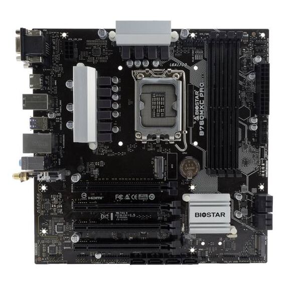 BIOSTAR B760MXC PRO DDR5 Micro-ATX Motherboard