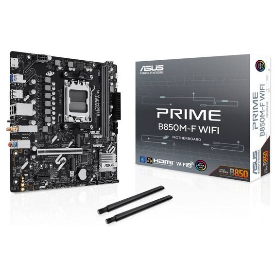 ASUS PRIME B850M-F WIFI AM5 DDR5 Micro-ATX Motherboard
