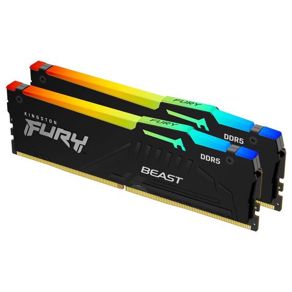 Kingston FURY Beast RGB DDR5-5600 CL36 32GB (2x16GB) Black