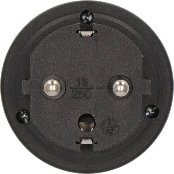 Brennenstuhl 1508480 Black Swiss Type J T13 to E/F Adapter