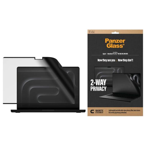 PanzerGlass Magnetic Privacy Film MacBook Pro 14.2-inch