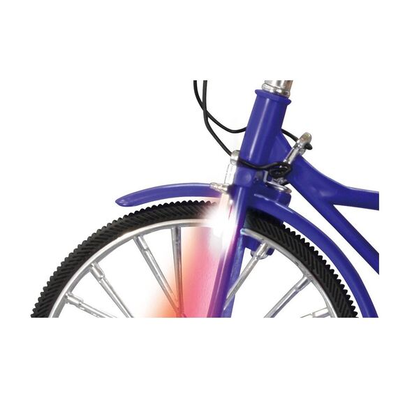 JAMARA Bicycle with Sound Moving Toy, Blue, Music & LED Lights, Ages 6+