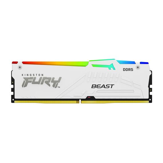 Kingston FURY Beast RGB KF560C36BWE2A-16 White 16GB DDR5 Desktop Memory Module