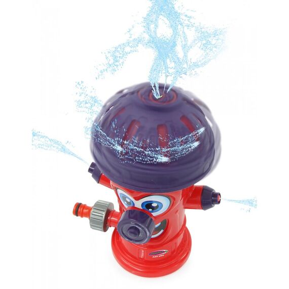 JAMARA McFizz Hydrant Happy Garden Water Sprinkler Toy, Red, Hose Adapter, Ages 3+