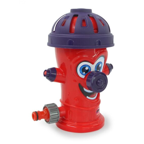 JAMARA McFizz Hydrant Happy Garden Water Sprinkler Toy, Red, Hose Adapter, Ages 3+