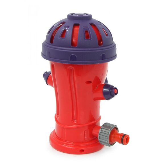 JAMARA McFizz Hydrant Happy Garden Water Sprinkler Toy, Red, Hose Adapter, Ages 3+