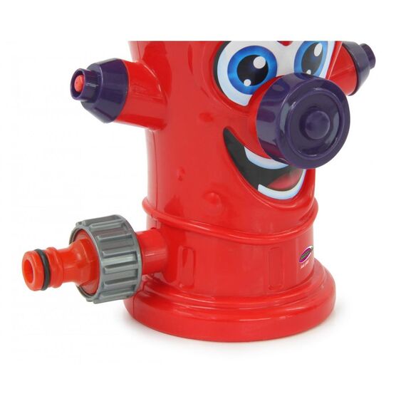 JAMARA McFizz Hydrant Happy Garden Water Sprinkler Toy, Red, Hose Adapter, Ages 3+