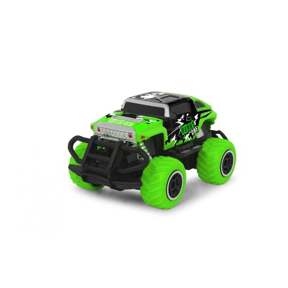 JAMARA Runny One RC Buggy, 1:43, Green, 27MHz, Underbody Lights, Ages 4+
