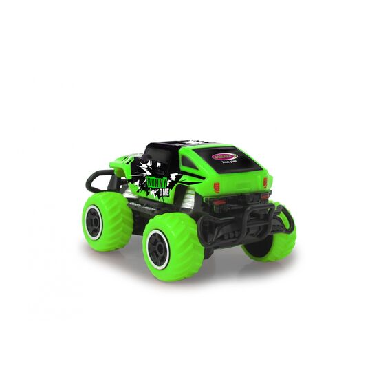 JAMARA Runny One RC Buggy, 1:43, Green, 27MHz, Underbody Lights, Ages 4+