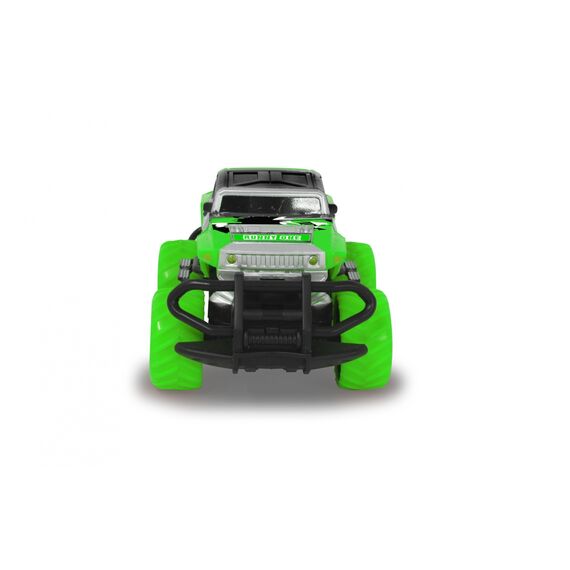 JAMARA Runny One RC Buggy, 1:43, Green, 27MHz, Underbody Lights, Ages 4+