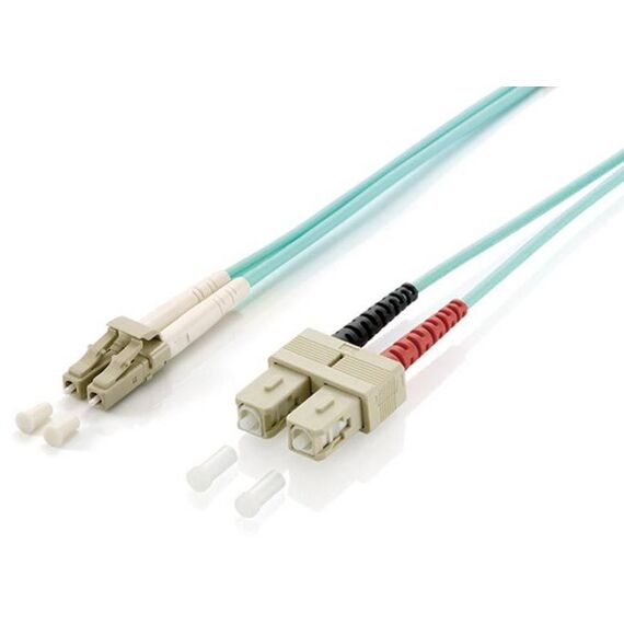 Equip LC–SC Fibre Patch Cable OM3 10m