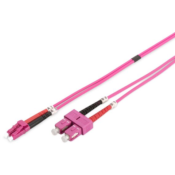 DIGITUS LC-SC OM4 Fiber Patch Cable 10m