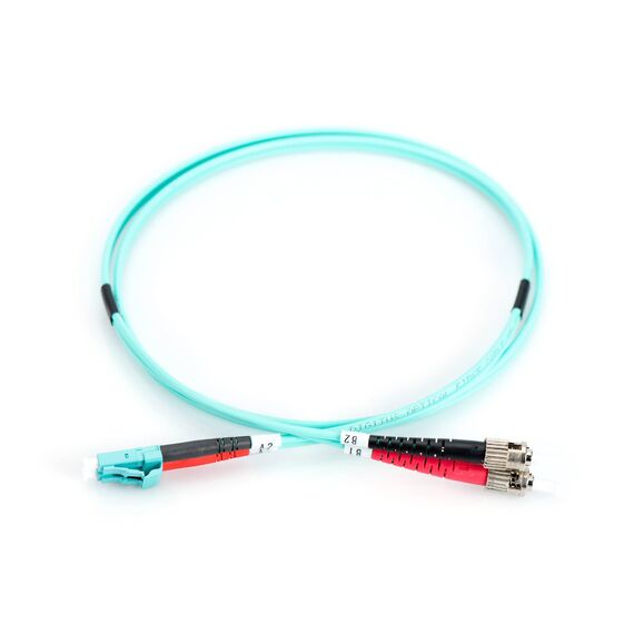 Digitus OM3 LC to ST Duplex Fibre Patch Cord 5m Aqua