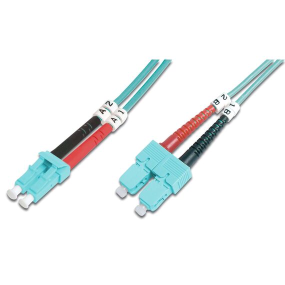 DIGITUS Fiber Patch OM3 LC-SC Duplex 10m