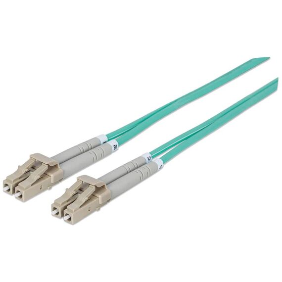Intellinet OM3 LC to LC Duplex Fibre Patch Cable 1m