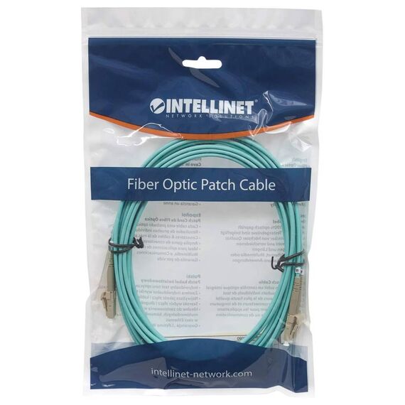 Intellinet OM3 LC to LC Duplex Fibre Patch Cable 1m