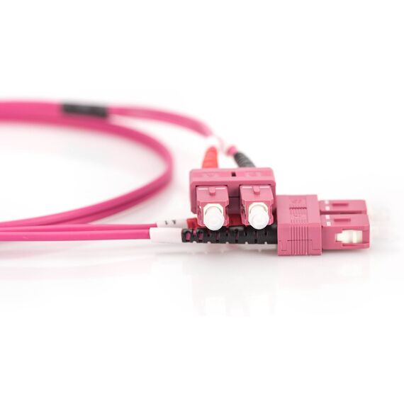 DIGITUS Fiber Patch OM4 SC-SC Duplex 3m
