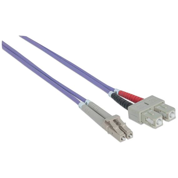 Intellinet LC-SC OM4 Duplex Fibre Cable 3m