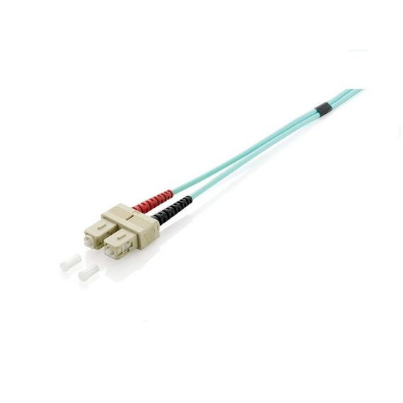 Equip OM3 SC to SC Duplex Fiber Patch Cable 10m