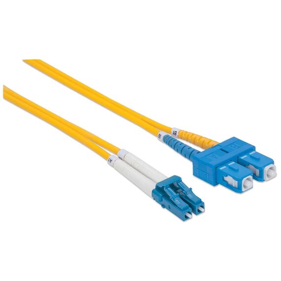 Intellinet OS2 Fibre Patch LC-SC Duplex 3m Yellow