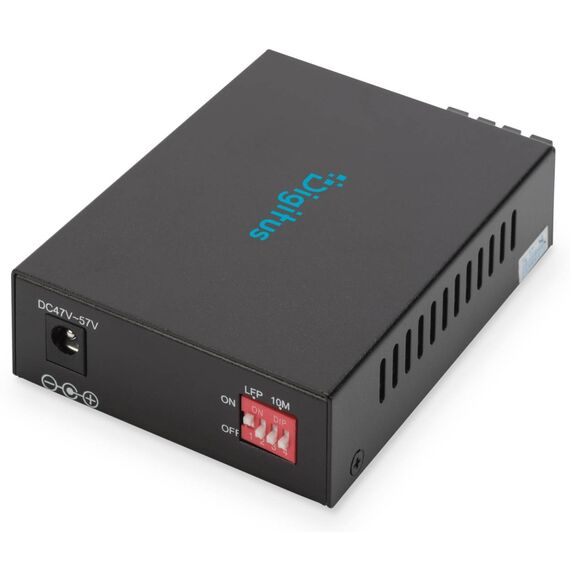 Digitus DN-82160 PoE+ Media Converter, SC Single-Mode