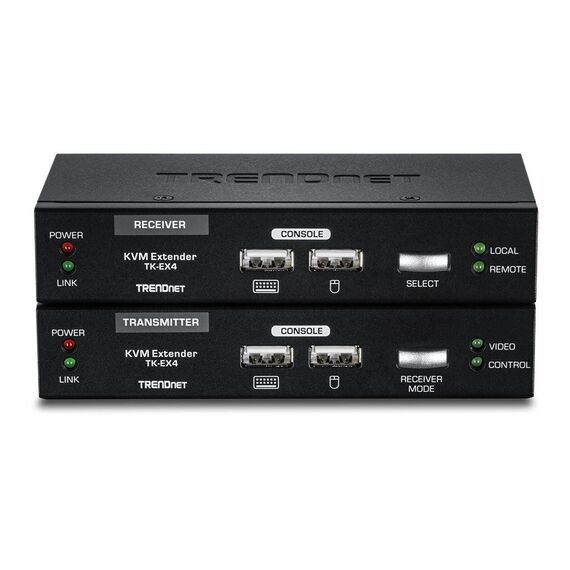TRENDnet TK-EX4 USB VGA KVM Extension Kit 100m