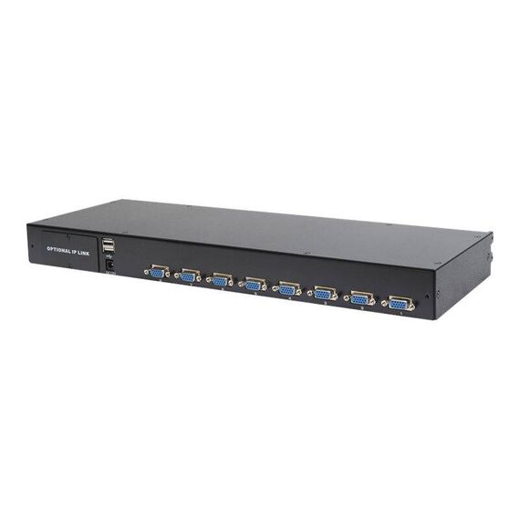 Digitus 19" LCD KVM Console 8-port VGA 1U DE