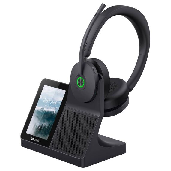 Yealink WH68 Workstation Dual Wireless Headset with Touchscreen UC Base