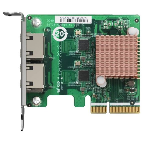 QNAP Dual-Port 2.5GbE RJ45 PCIe Network Card